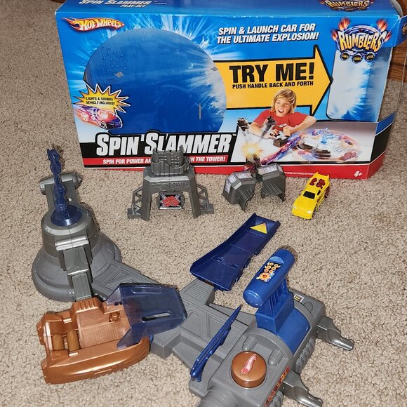 Hot Wheels Spin Slammer Play Set *READ - Picture 8 of 16